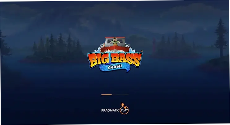 Big Bass Crash loading screen — finding the game in casino lobby
